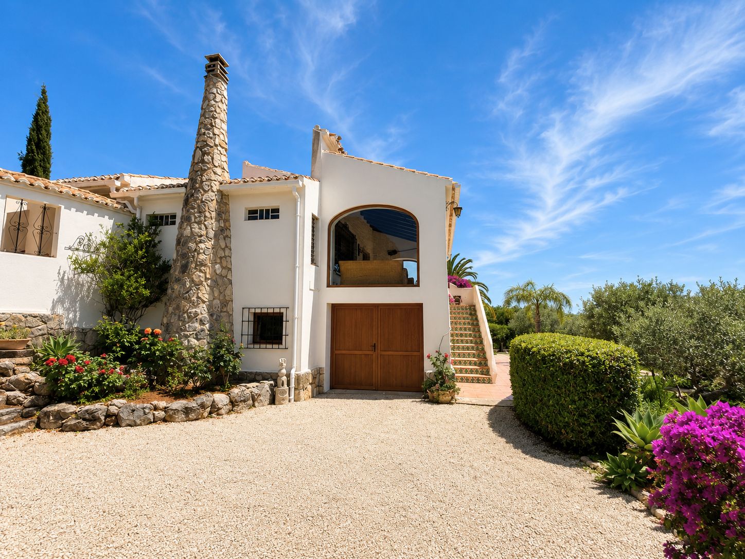 Villa traditionnelle avec vue dégagée sur la vallée au Montgó, Jávea
