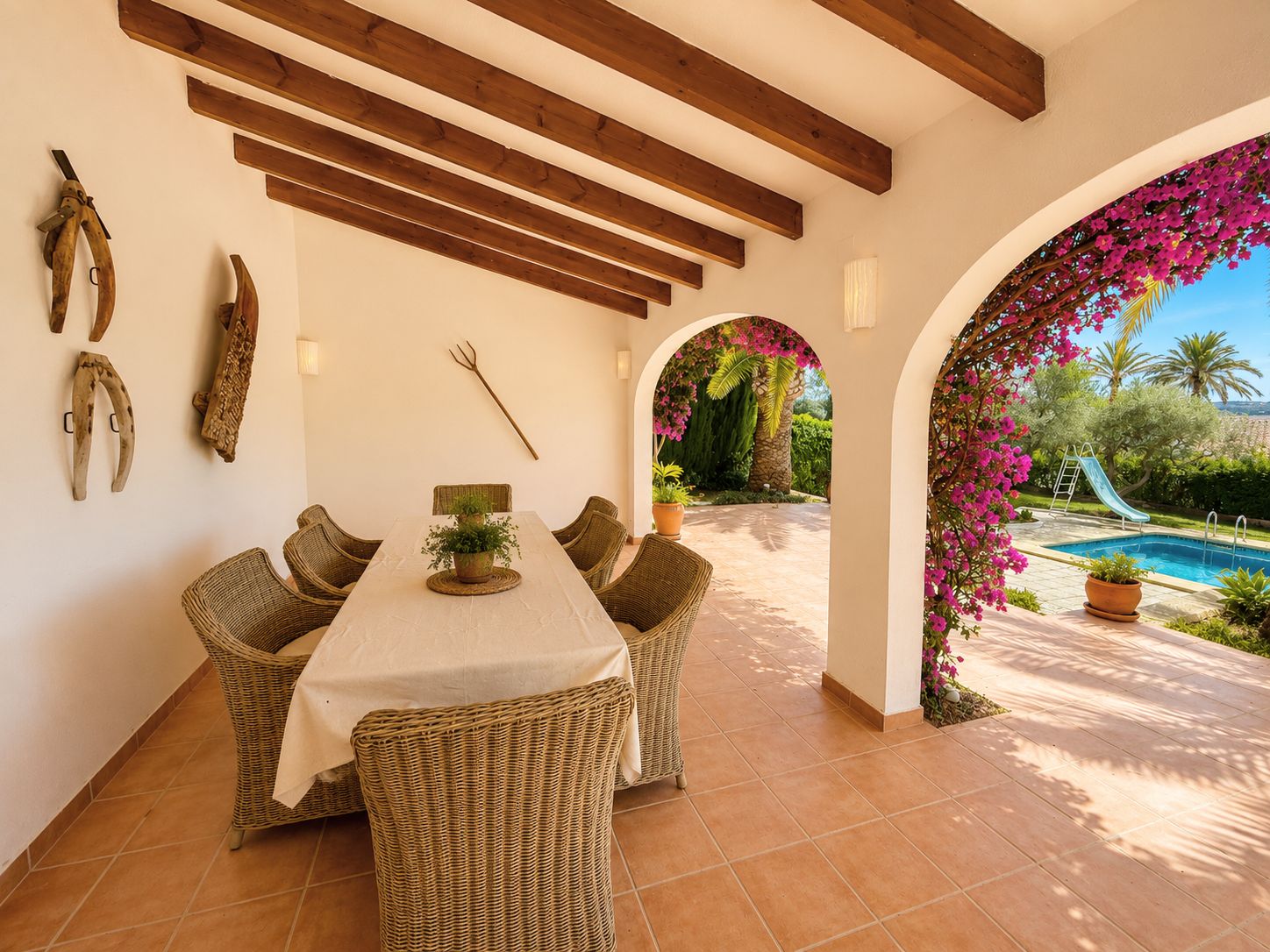Villa traditionnelle avec vue dégagée sur la vallée au Montgó, Jávea
