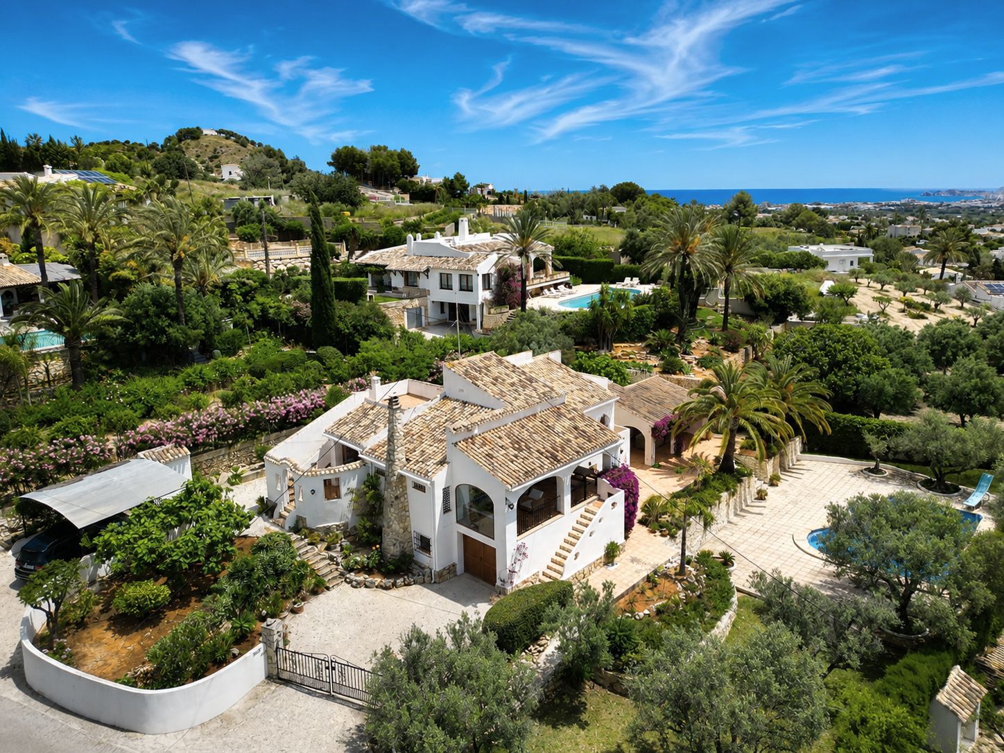 Villa traditionnelle avec vue dégagée sur la vallée au Montgó, Jávea