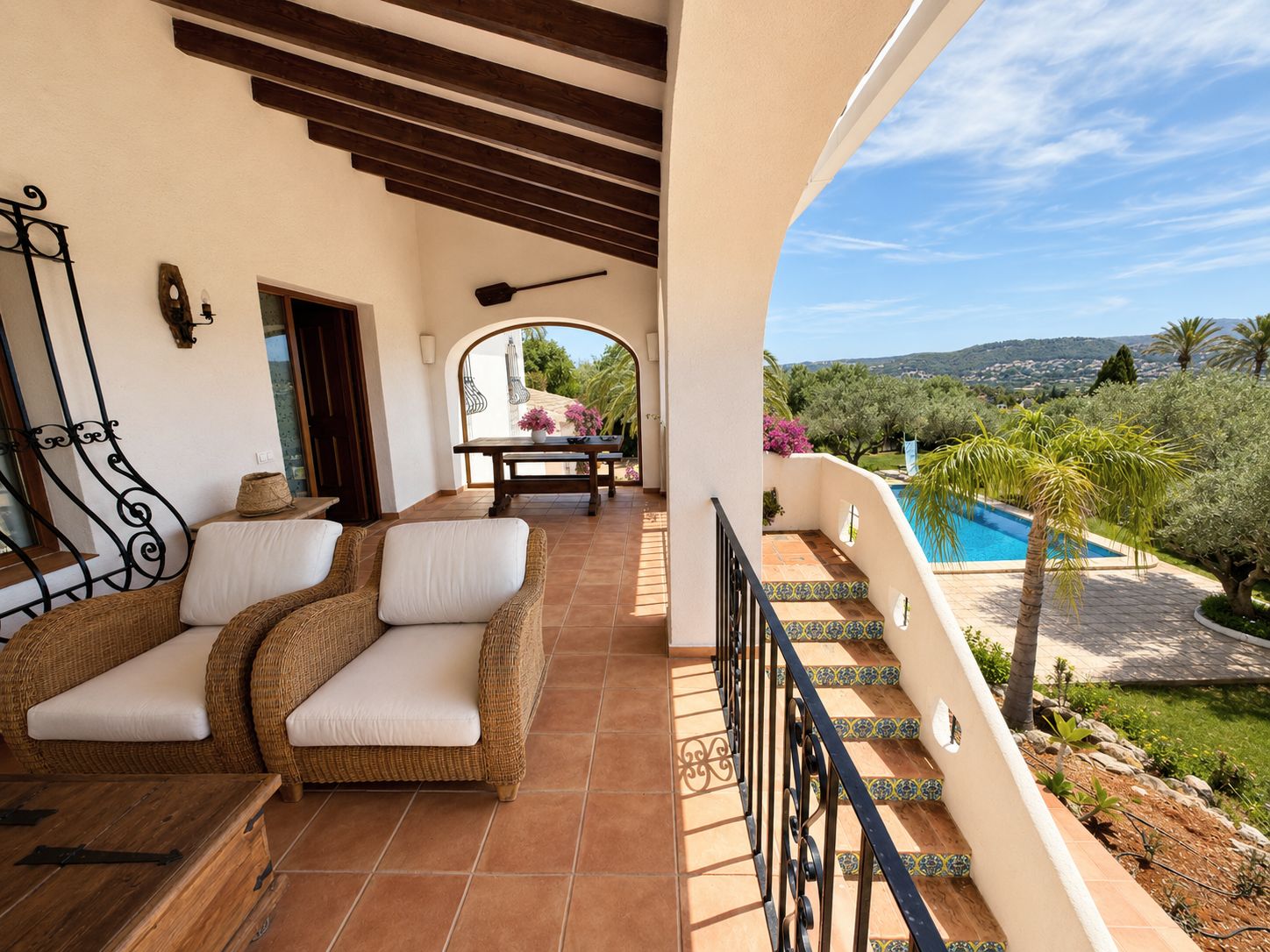 Villa traditionnelle avec vue dégagée sur la vallée au Montgó, Jávea