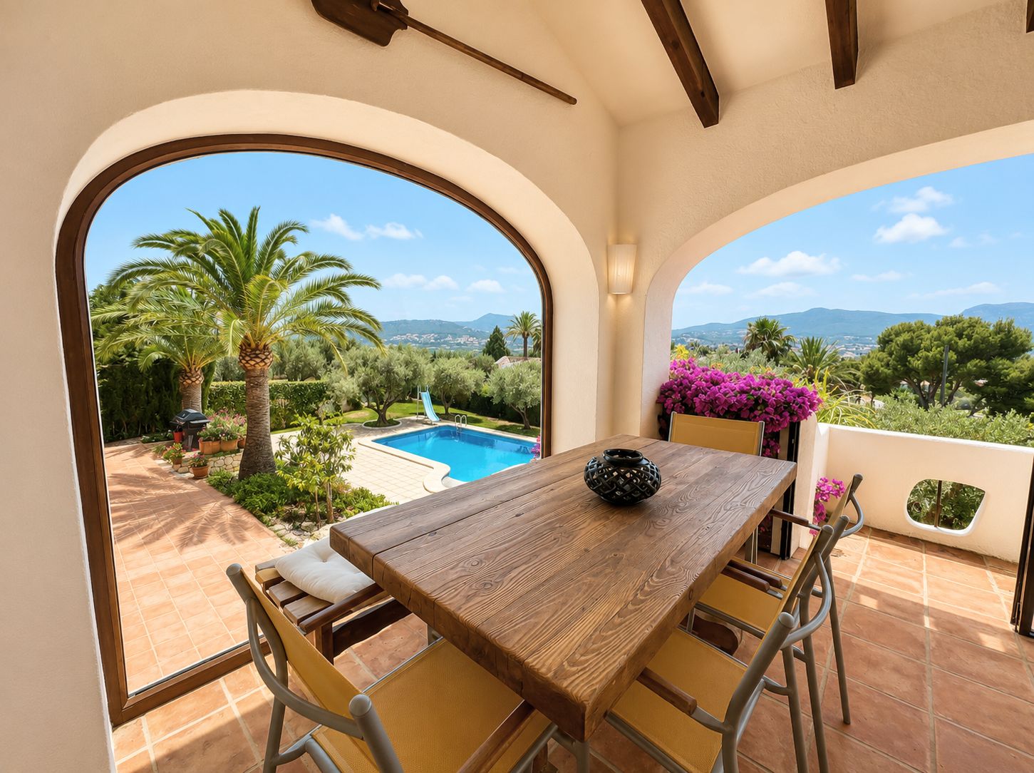 Villa traditionnelle avec vue dégagée sur la vallée au Montgó, Jávea