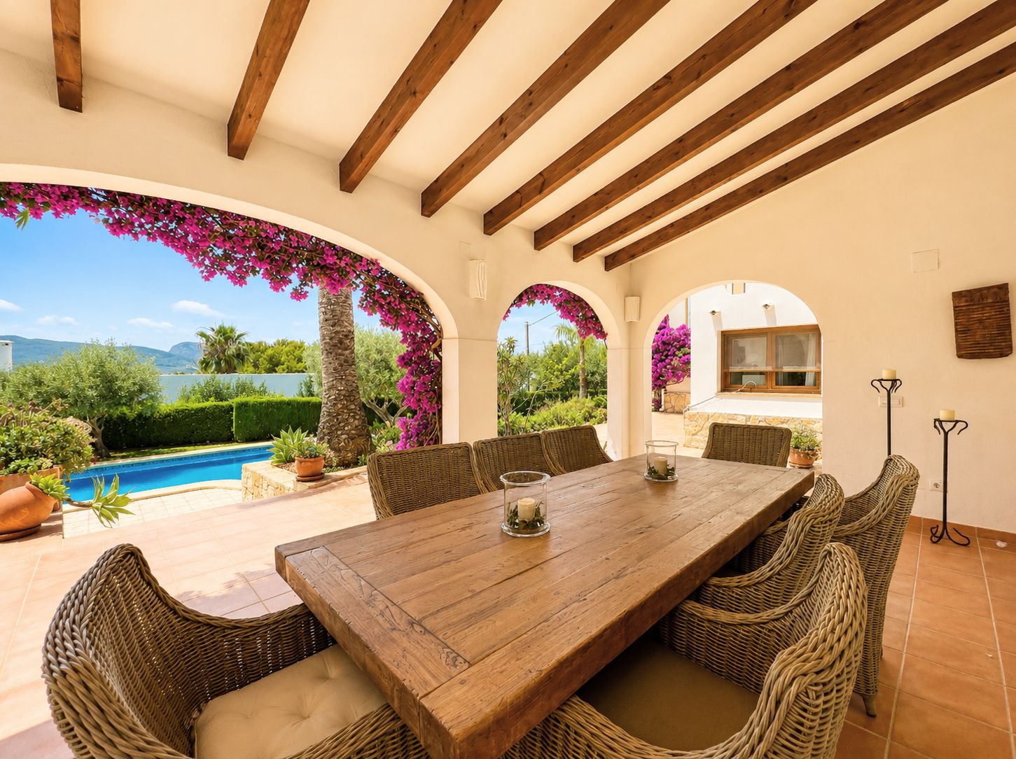Villa traditionnelle avec vue dégagée sur la vallée au Montgó, Jávea