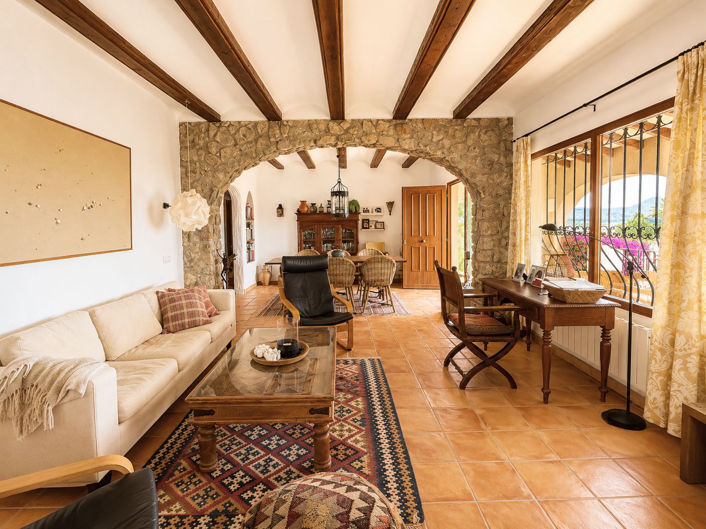 Villa traditionnelle avec vue dégagée sur la vallée au Montgó, Jávea
