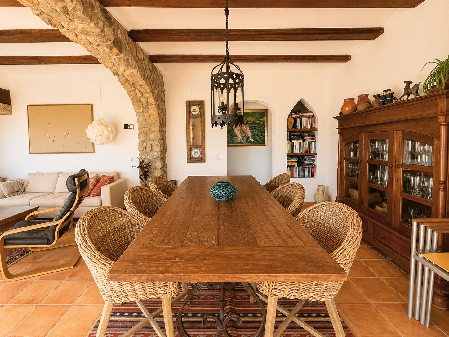 Villa traditionnelle avec vue dégagée sur la vallée au Montgó, Jávea