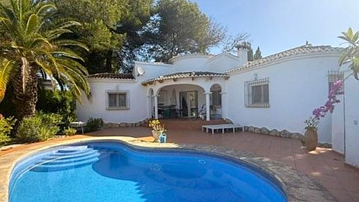 Villa de plain-pied avec piscine privée à Costa Nova, Jávea