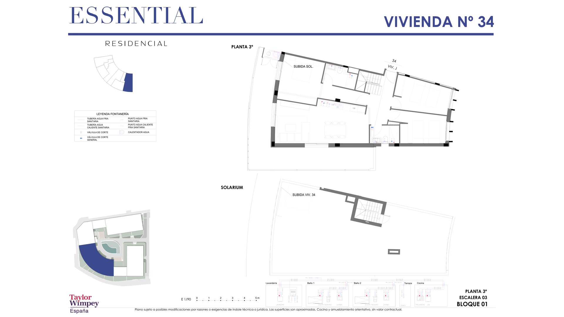 Exclusive 3-bedroom apartment with a huge private solarium and sea views in Javea.