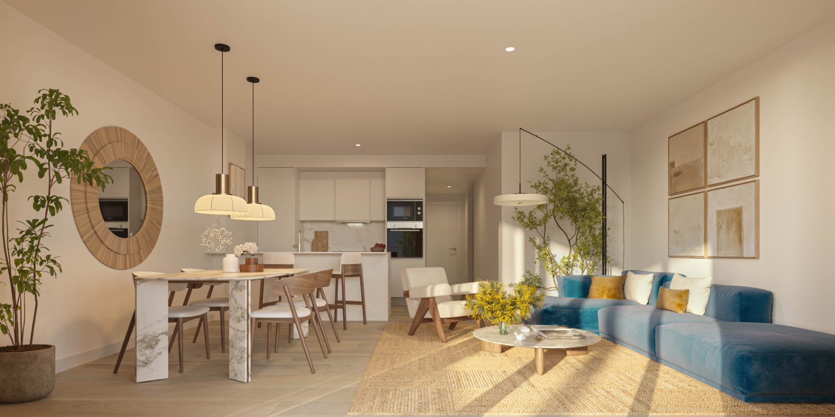 Appartement de 3 chambres avec vue sur la mer et la montagne à Talasa Caelus, El Verger