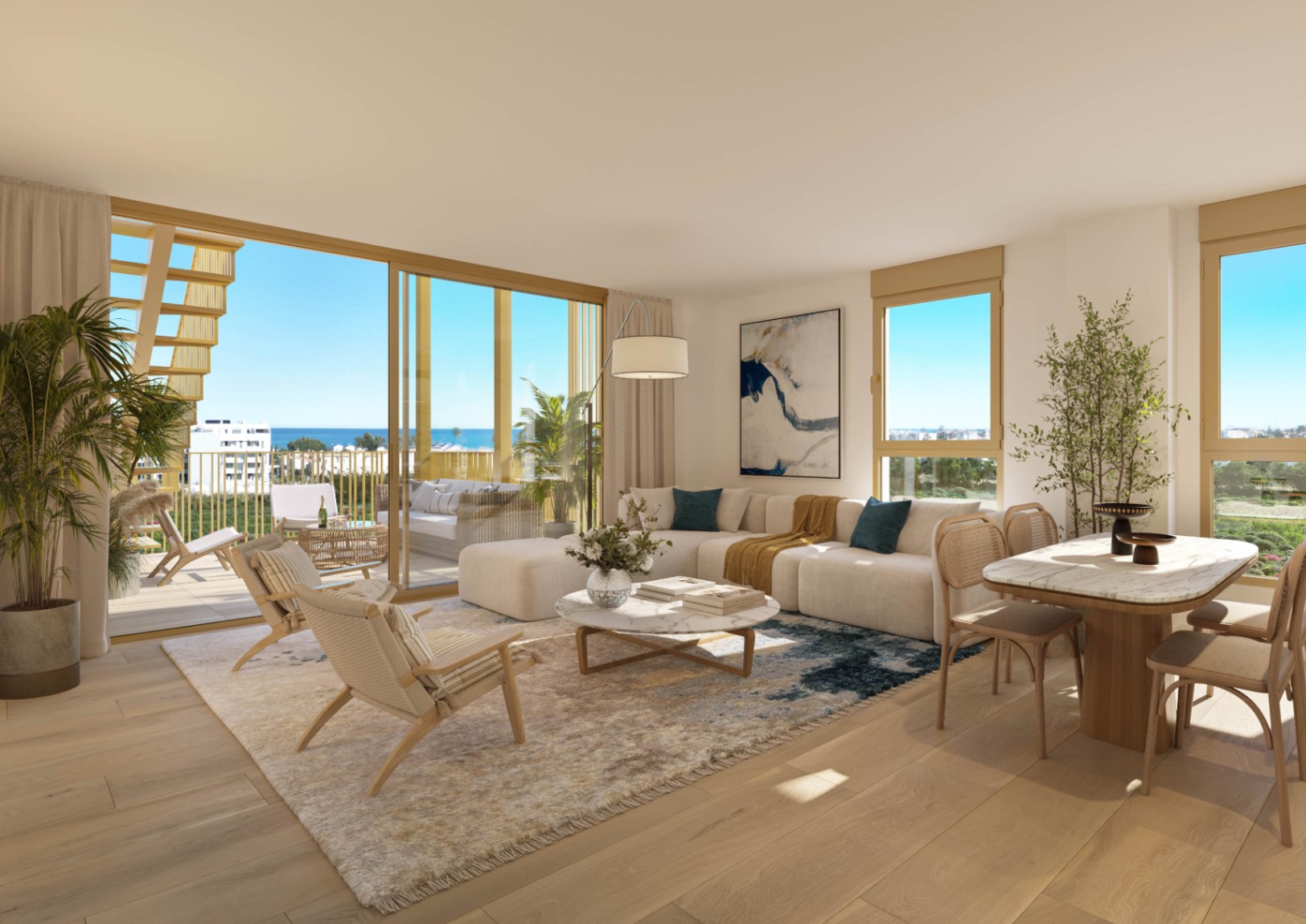 Appartement de 3 chambres avec vue sur la mer et la montagne à Talasa Caelus, El Verger