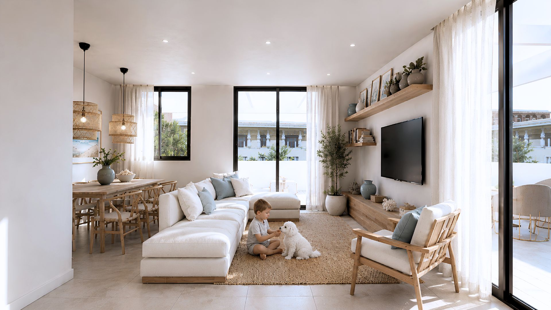 Apartamento de 2 dormitorios y 2 baños en venta en Jávea